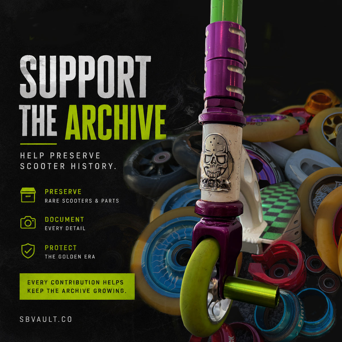 Support the SB Vault Archive